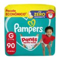 FRALDA PAMPERS PANTS AJUSTE TOTAL G 90 UNIDADES