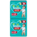 FRALDA PAMPERS PANTS AJUSTE TOTAL XXG 120 UNIDADES
