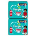 FRALDA PAMPERS PANTS AJUSTE TOTAL XG 132 UNIDADES