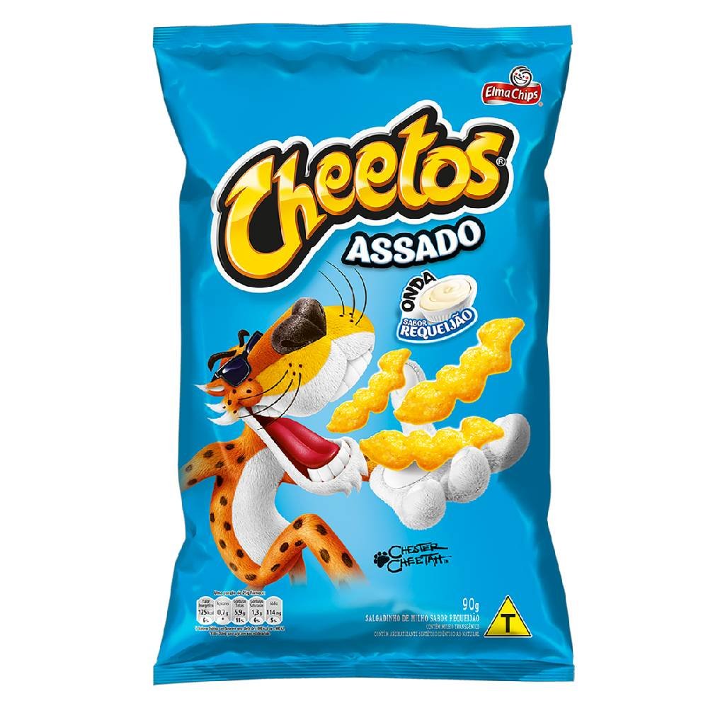 Salgadinho Elma Chips Cheetos Onda Requeijão 90g