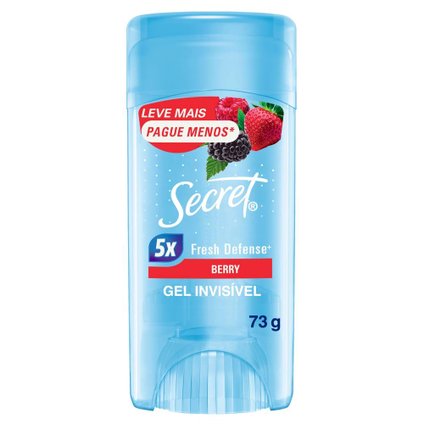 DESODORANTE EM GEL SECRET BERRY 73G