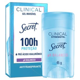 DESODORANTE EM GEL SECRET CLINICAL PH BALANCED 45G