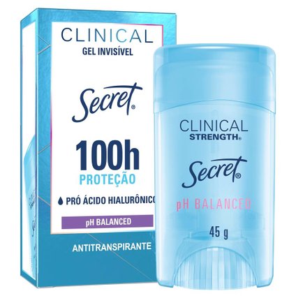 DESODORANTE EM GEL SECRET CLINICAL PH BALANCED 45G