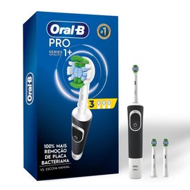 ESCOVA DENTAL ELÉTRICA ORAL-B PRO SERIES 1 BIVOLT PRETA 1 UNIDADE