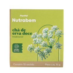 Chá De Erva Doce Panvel Nutrabem 15g 10 Sachês