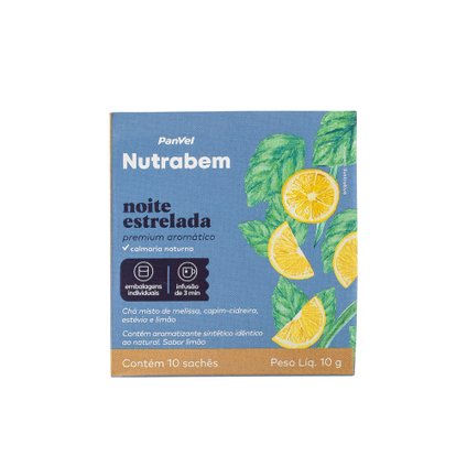 CHÁ NOITE ESTRELADA PANVEL NUTRABEM 10G 10 SACHÊS