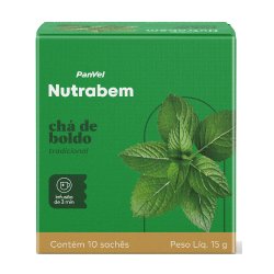 Chá De Boldo Panvel Nutrabem 15g 10 Sachês