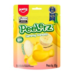 Bala Amos Peelerz Gummy Banana 65g