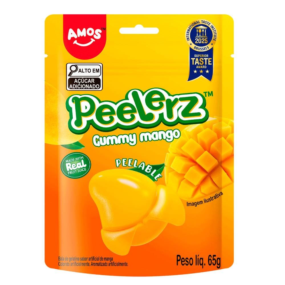Bala Amos Peelerz Gummy Manga 65g