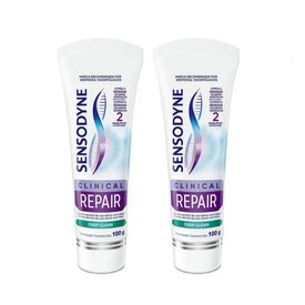 KIT CREME DENTAL SENSODYNE CLINICAL REPAIR 2 UNIDADES 100G CADA