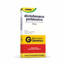 Kit Leve 3 Pague 2, Diclofenaco Pot 50mg 20 Cprev Cimed Gen Cada Um Saí Por R$ 6,66