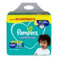 FRALDA PAMPERS CONFORT SEC MAX XXXG 70 UNIDADES