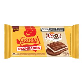 CHOCOLATE EM BARRA GAROTO RECHEADOS BATON CREME 90G