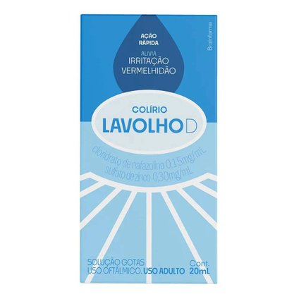 COLIRIO LAVOLHO D 20ML