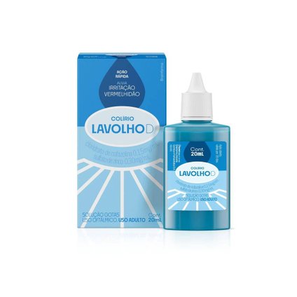 COLÍRIO LAVOLHO D SOLUÇÃO OFTALMOLÓGICA FRASCO 20ML