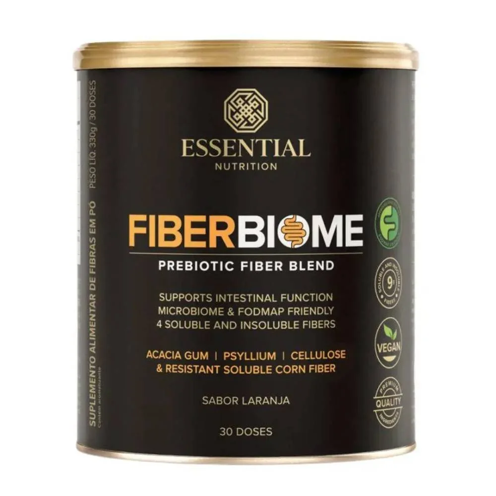 Fiberbiome Essential Nutrition Laranja Lata 330g