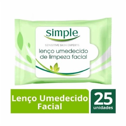 LENÇO UMEDECIDO FACIAL SIMPLE SENSITIVE 25 UN