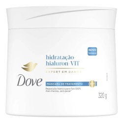 Máscara De Tratamento Capilar Dove Hidratação + Hialuron-vit 320g