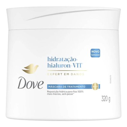 MÁSCARA DE TRATAMENTO CAPILAR DOVE HIDRATAÇÃO + HIALURON-VIT 320G