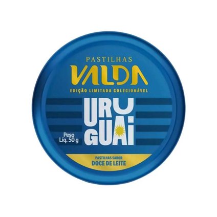 PASTILHAS VALDA URUGUAI DOCE DE LEITE 50G