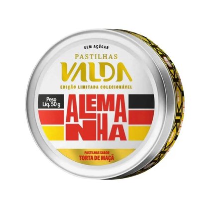 PASTILHAS VALDA ALEMANHA TORTA DE MAÇÃ 50G