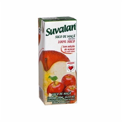 SUCO SUVALAN MAÇÃ SEM ADIÇÃO DE AÇÚCAR 200ML