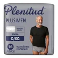 ROUPA ÍNTIMA PLENITUD PLUS MAN G/XG 16 UNIDADES