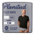 Roupa Íntima Plenitud Plus Men Absorção Imediata P/M 16 Unidades