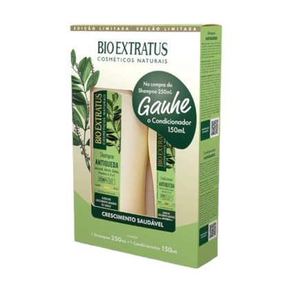 KIT BIOEXTRATUS JABORANDI ANTIQUEDA SHAMPOO 250ML + CONDICIONADOR 150ML