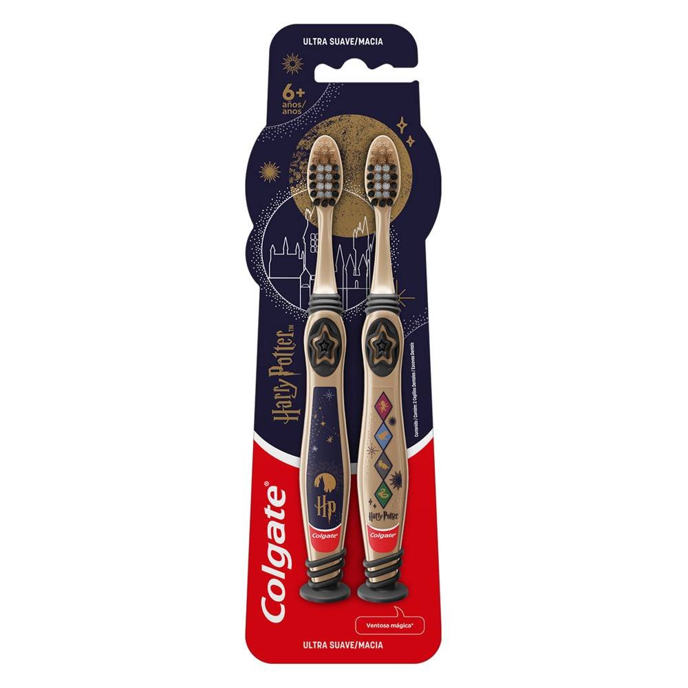 Kit Escova Dental Infantil Colgate Harry Potter 2 Unidades