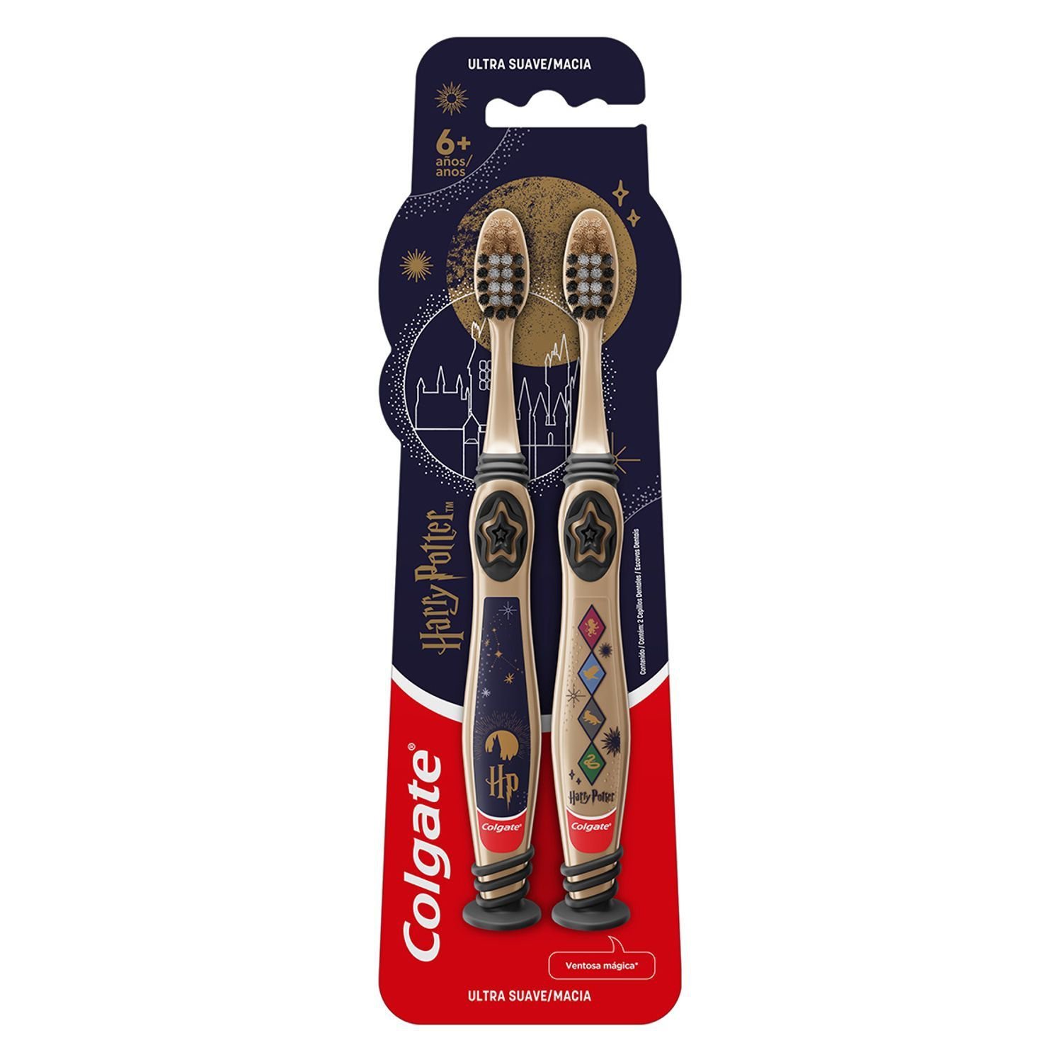 Kit Escova Dental Infantil Colgate Harry Potter 2 Unidades