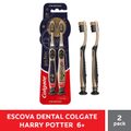 KIT ESCOVA DENTAL INFANTIL COLGATE HARRY POTTER 2 UNIDADES