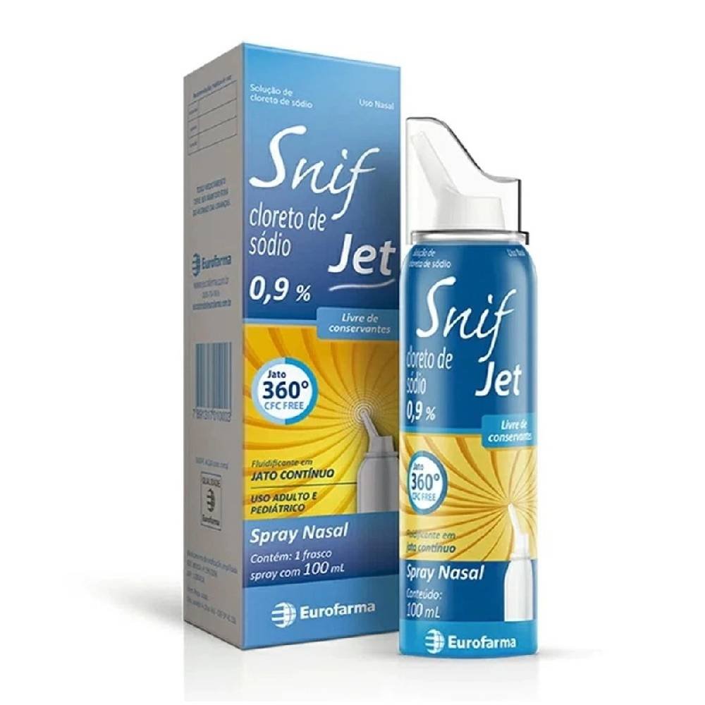 Cloreto De Sódio Snif Jet 0,9% 100ml