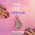 ESMALTE TOP COAT RISQUÉ DIAMOND GEL CYBERCOLORS PIXELIZADO 9,5ML