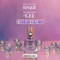 ESMALTE RISQUÉ DIAMOND GEL CYBERCOLORS METÁLICO EUFORIA LILÁS 9,5ML