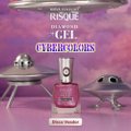 ESMALTE RISQUÉ DIAMOND GEL CYBERCOLORS METÁLICO DISCO VOADOR 9,5ML