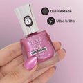 ESMALTE RISQUÉ DIAMOND GEL CYBERCOLORS METÁLICO DISCO VOADOR 9,5ML