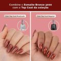 ESMALTE RISQUÉ DIAMOND GEL CYBERCOLORS METÁLICO BRONZE 3000 9,5ML
