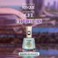 ESMALTE RISQUÉ DIAMOND GEL CYBERCOLORS METÁLICO ESPELHO DO AMANHÃ 9,5ML