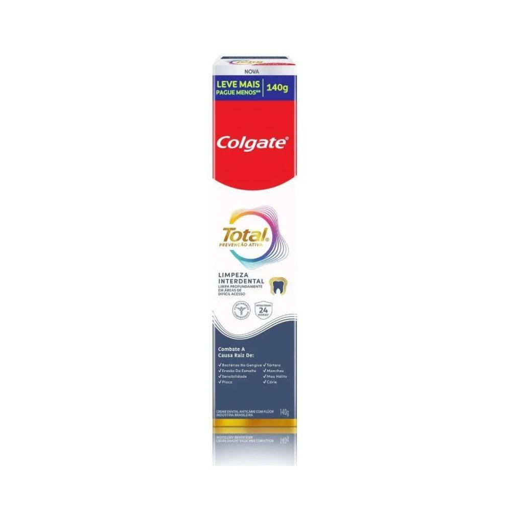 Creme Dental Colgate Total Limpeza Interdental 140g