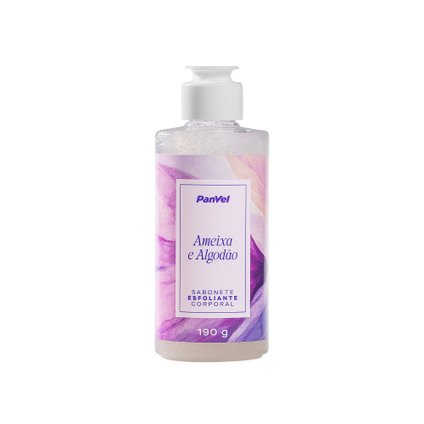 SABONETE ESFOLIANTE PANVEL AMEIXA E ALGODÃO 190G