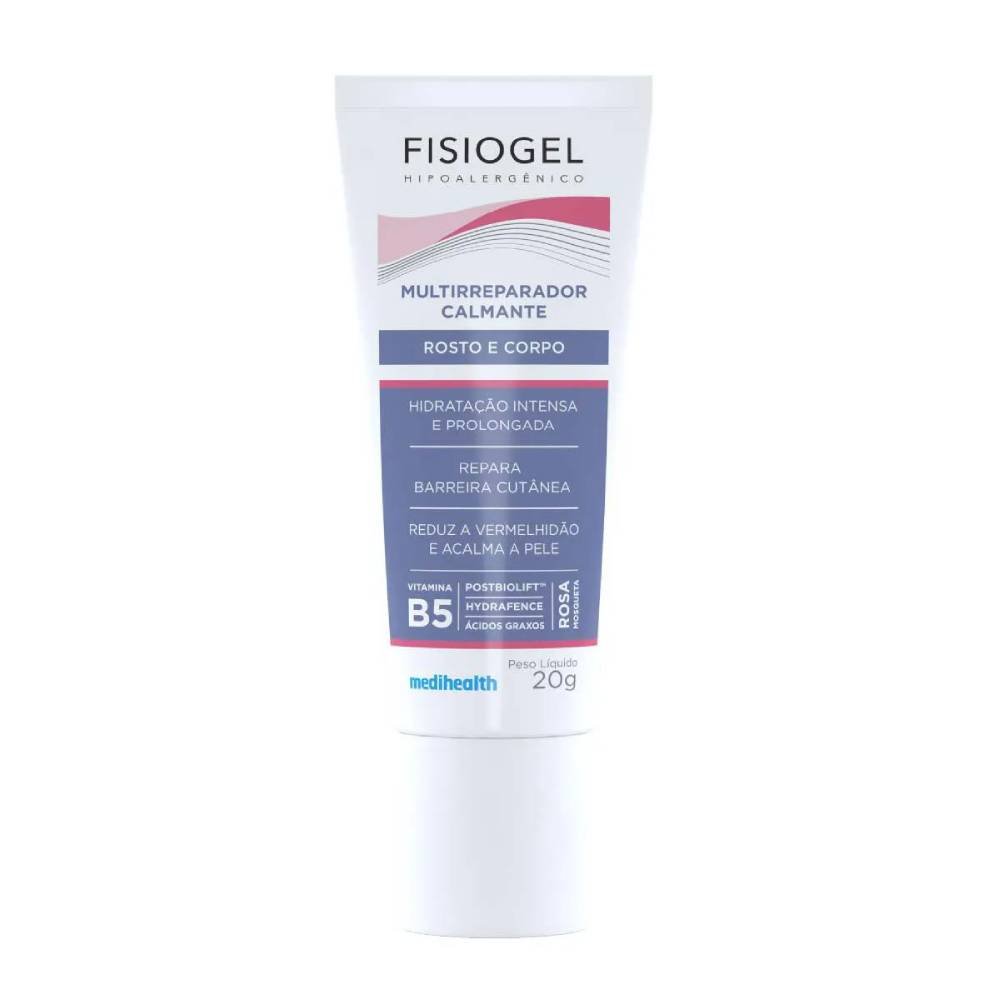 Hidratante Corpo E Rosto Fisiogel Multirreparador Calmante 20g