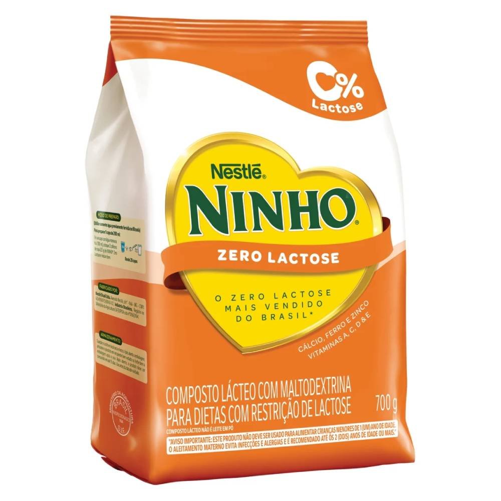 Composto Lácteo Ninho Zero Lactose 700g