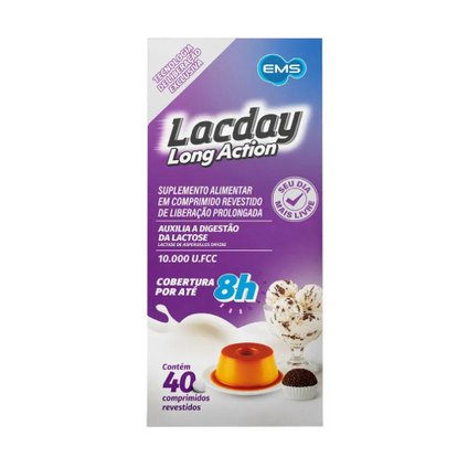 LACDAY LONG ACTION ENZIMA LACTASE 40 COMPRIMIDOS REVESTIDOS