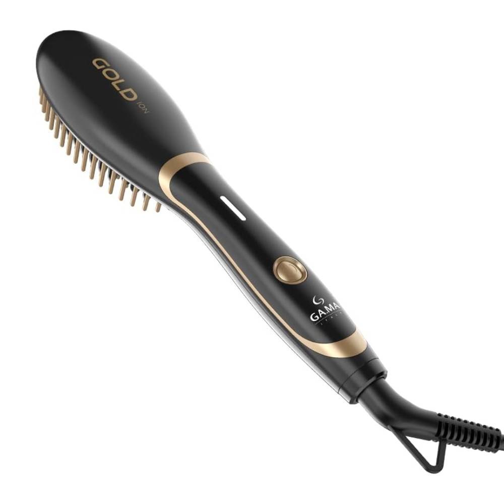 Escova Alisadora Gama Gold Ion Mini Bivolt