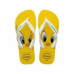 Sandalia Havaianas Top Looney Tunes Amarelo 33/34