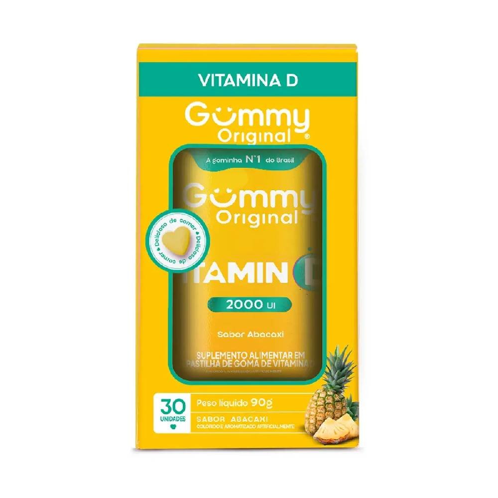 Vitamina D Gummy Abacaxi 2.000ui 30 Gomas