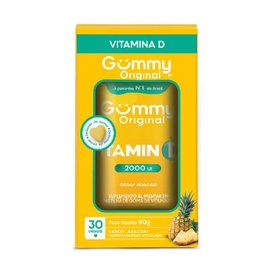 VITAMINA D 2.000UI GUMMY SABOR ABACAXI 30 GOMAS