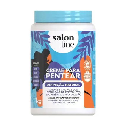 CREME PARA PENTEAR SALON LINE DEFINIÇÃO NATURAL 1KG