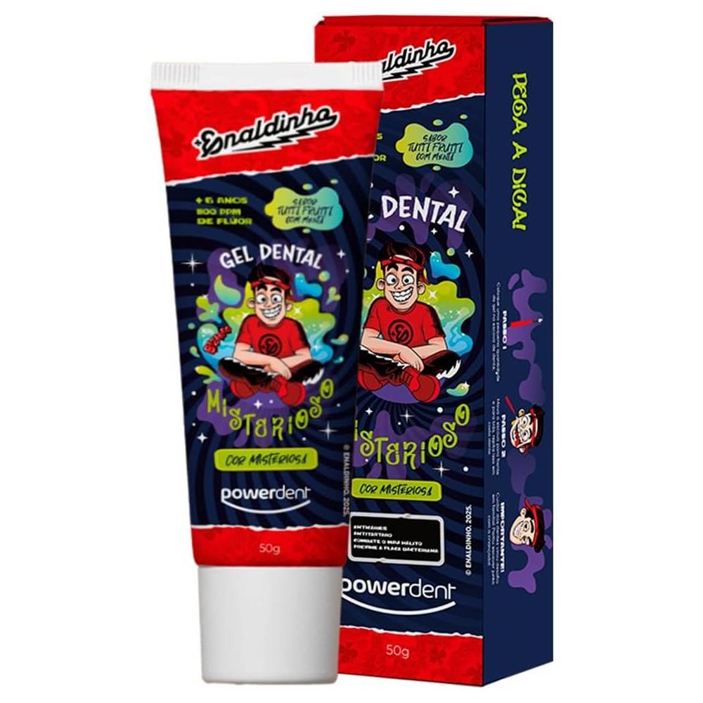 Gel Dental Infantil Powerdent Enaldinho Tutti-frutti 50g